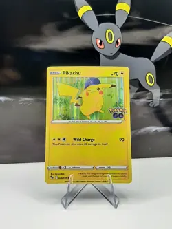 Pikachu 028/078 Holo Rare Pokemon Go - Pokemon - NM - Image 1