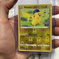 Pokemon TCG Pikachu Pokemon Go 028/078 Reverse Holo Rare NM Near Mint Nintendo - Image 1