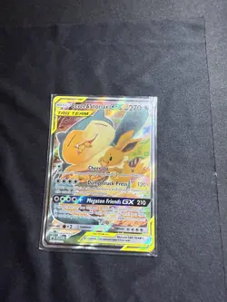 Pokemon TCG Eevee & Snorlax GX SM169 MP/HP Tag Team Promo NEAR MINT (NM-MT) - Image 1