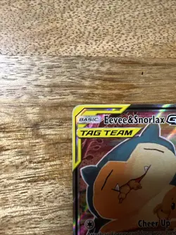 Pokemon TCG Eevee & Snorlax GX SM169 MP/HP Tag Team Promo - Image 2