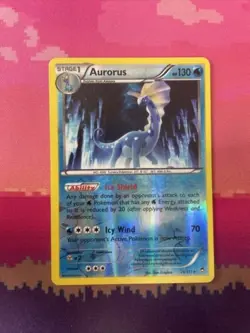 Pokemon Card Aurorus Furious Fists Reverse Holo Rare 26/111 Near Mint - Image 1