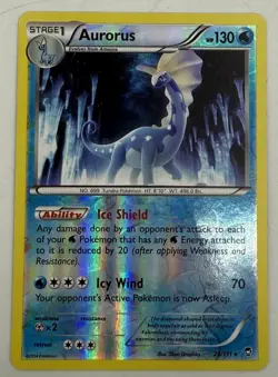 Aurorus 26/111 XY - Furious Fists Reverse Holo Pokemon TCG Near Mint - Image 1