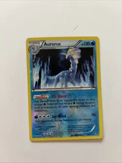 Aurorus 26/111 Rev Reverse Holo XY Furious Fists Pokemon NM - Image 1