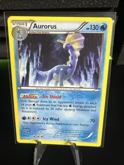 Pokemon TCG Aurorus 26/111 XY-Furious Fists Regular Rare Card - Image 1