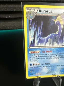 Pokemon TCG Aurorus 26/111 XY-Furious Fists Regular Rare Card - Image 2