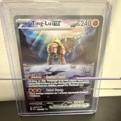 Pokemon TCG Ting-Lu ex 263/193 Sv02: Paldea Evolved Special Illustration Rare - Image 1