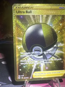 Ultra Ball 186/172 Gold Trainer Brilliant Stars Pokemon TCG NM Holo - Image 3