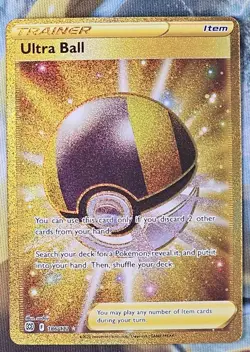 Ultra Ball Sword & Shield: Brilliant Stars 186/172 Holo Secret Rare - Pokemon NM - Image 1