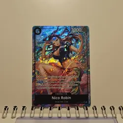 Nico Robin (Alternate Art) SR Legacy of the Master OP12-087 NM - Image 2