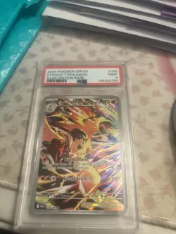 Pokemon TCG Ethan's Typhlosion Destined Rivals Illustration Rare Card PSA 10 - Image 1