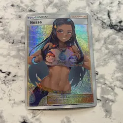 Nessa Trainer Card Holographic Goddess Story Anime Waifu Girl Doujin Poke H - Image 1