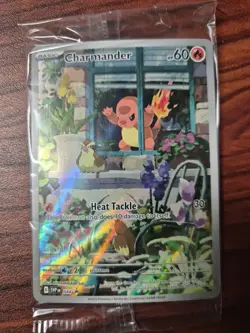 Charmander 044 Black Star Promo Card Sealed, Near Mint Condition - Image 1