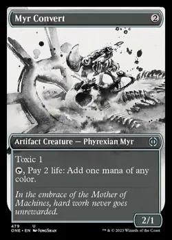 Phyrexia: All Will Be One - Myr Convert - Step-and-Compleat Foil - Showcase - Image 1