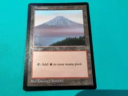 Mountain - APAC Promo - Hudson - Clear - Mt. Fuji - MTG - Magic the Gathering - Image 2