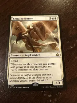 2025 Magic The Gathering Bloomburrow #R387 Serra Redeemer - Image 1