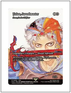 1x Firion, Swordmaster - Sram, Senior Edificer, Final Fantasy, Magic MTG NM - Image 1