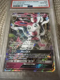 2017 Pokemon Sun And Moon Sylveon GX Guardians Rising PSA 10 - Image 3