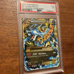 Pokemon M Charizard EX 108/106 XY Flashfire 2014 Secret Ultra Rare PSA 7 - Image 2