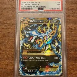 Pokemon M Charizard EX 108/106 XY Flashfire 2014 Secret Ultra Rare PSA 7 - Image 4