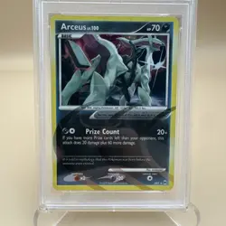 2009 Pokemon Platinum Arceus Dark AR1 Holo PSA 9 Mint - Image 3