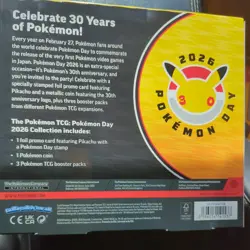 Pokemon TCG: Pokemon Day 2026 Collection Box 30th Anniversary PRE-SALE - Image 2