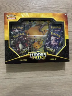 ⚡Pokemon TCG Hidden Fates RAICHU-GX COLLECTION SET Factory Sealed⚡ - Image 1