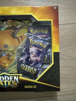 ⚡Pokemon TCG Hidden Fates RAICHU-GX COLLECTION SET Factory Sealed⚡ - Image 4