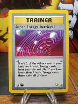 2000 Pokemon 1st Edition Super Energy Retrieval #89 Extremely LP - Image 1