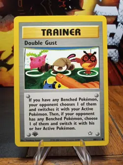 2000 Pokemon 1st Edition Neo Genesis Double Gust #100 - Image 1
