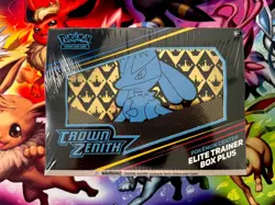 Crown Zenith Pokemon Center Elite Trainer Box Plus ETB - Factory Sealed MINT - Image 1