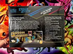 Crown Zenith Pokemon Center Elite Trainer Box Plus ETB - Factory Sealed MINT - Image 2
