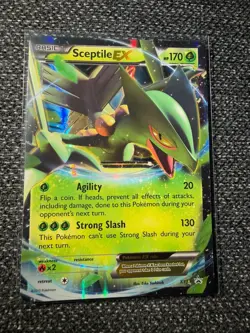 Pokemon TCG - Sceptile EX - XY53 Black Star Promo Holo Rare! - Image 1