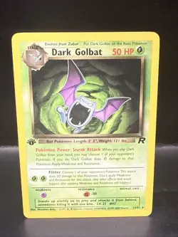 Pokemon Dark Golbat 24/82 1st Edition Team Rocket Pokemon - Image 2