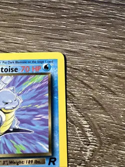 Dark Blastoise 20/82 1st Edition Non-Holo Pokemon Team Rocket - Image 3