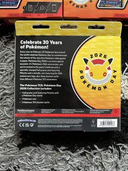 Pokemon TCG Pokemon Day 2026 Collection Box Brand New & Factory Sealed x3 - Image 5