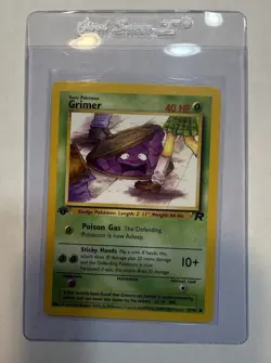 Pokemon TCG - GRIMER - 1ST EDITION - 57/82 - Team Rocket (2000) - WOTC - NM/Mint - Image 1