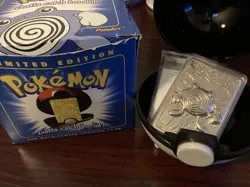 1999 Limited Edition Pokemon 23k Gold Plated Poliwhirl Card, Ball, Orig Box - Image 3