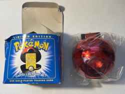 1999 Pokemon - Poliwhirl - 23K Gold Plated Card - Blue Box - SEALED - Image 1