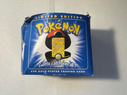 1999 Pokemon - Poliwhirl - 23K Gold Plated Card - Blue Box - SEALED - Image 3