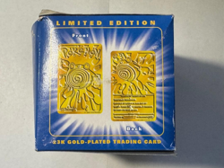 1999 Pokemon - Poliwhirl - 23K Gold Plated Card - Blue Box - SEALED - Image 4