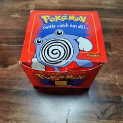 Pokemon 1999 Poliwhirl 23k Gold Plated Trading Card Pokeball Burger King Sealed - Image 1