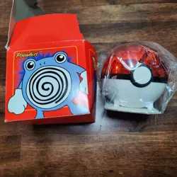 Pokemon 1999 Poliwhirl 23k Gold Plated Trading Card Pokeball Burger King Sealed - Image 5