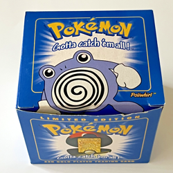 NEW SEALED 1999 BURGER KING POKEMON POLIWHIRL 23K GOLD TRADING CARD - Image 4