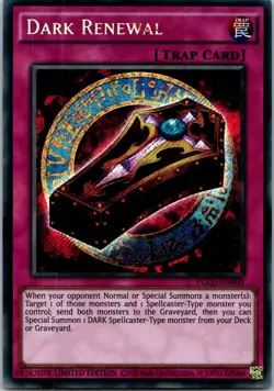 Yugioh Dark Renewal YGLD-ENB00 Limited Edition Secret Rare NM - Image 1