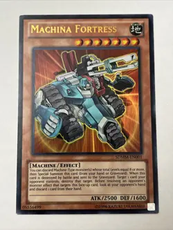 Yugioh Machina Fortress SDMM-EN001 Ultra Rare VLP / LP - Image 1