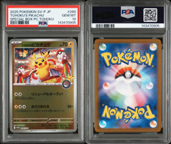 PSA 10 Tohoku's Pikachu Promo 260/SV-P 2025 Pokemon Center Tohoku Special Box - Image 3