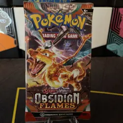 Pokemon TCG Scarlet & Violet Obsidian Flames Sealed Booster Pack Charizard Art - Image 1