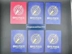 6 Card / One Piece Five Elders SPECIAL RED VER OP13 Parallel Complete & IMU JP - Image 3