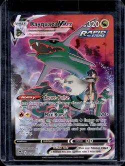 2022 Pokemon SWSH Silver Tempest Rayquaza VMAX Trainer Gallery Holo #TG20/TG30 - Image 1