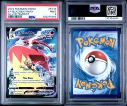 Blaziken VMax TG15 PSA 9 Silver Tempest Trainer Gallery SWSH Pokemon TCG - Mint - Image 3